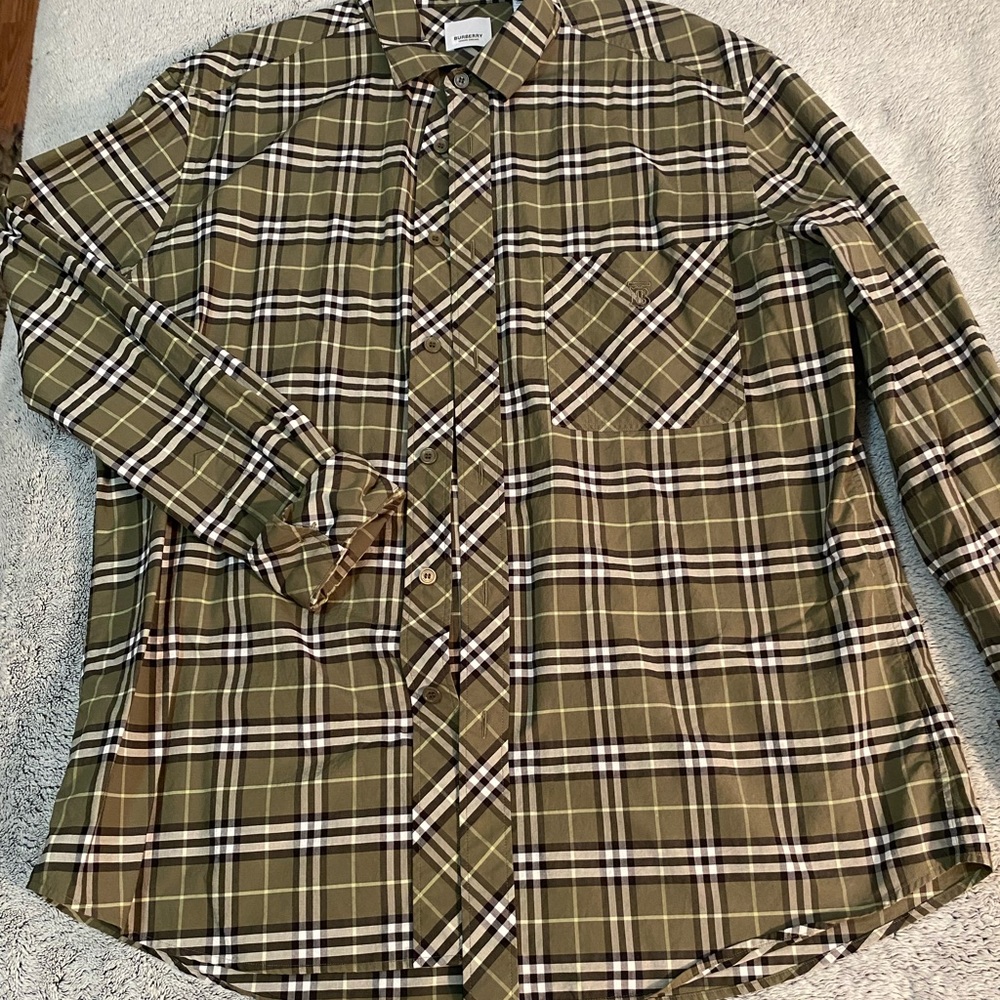 Mens Burberry button up
